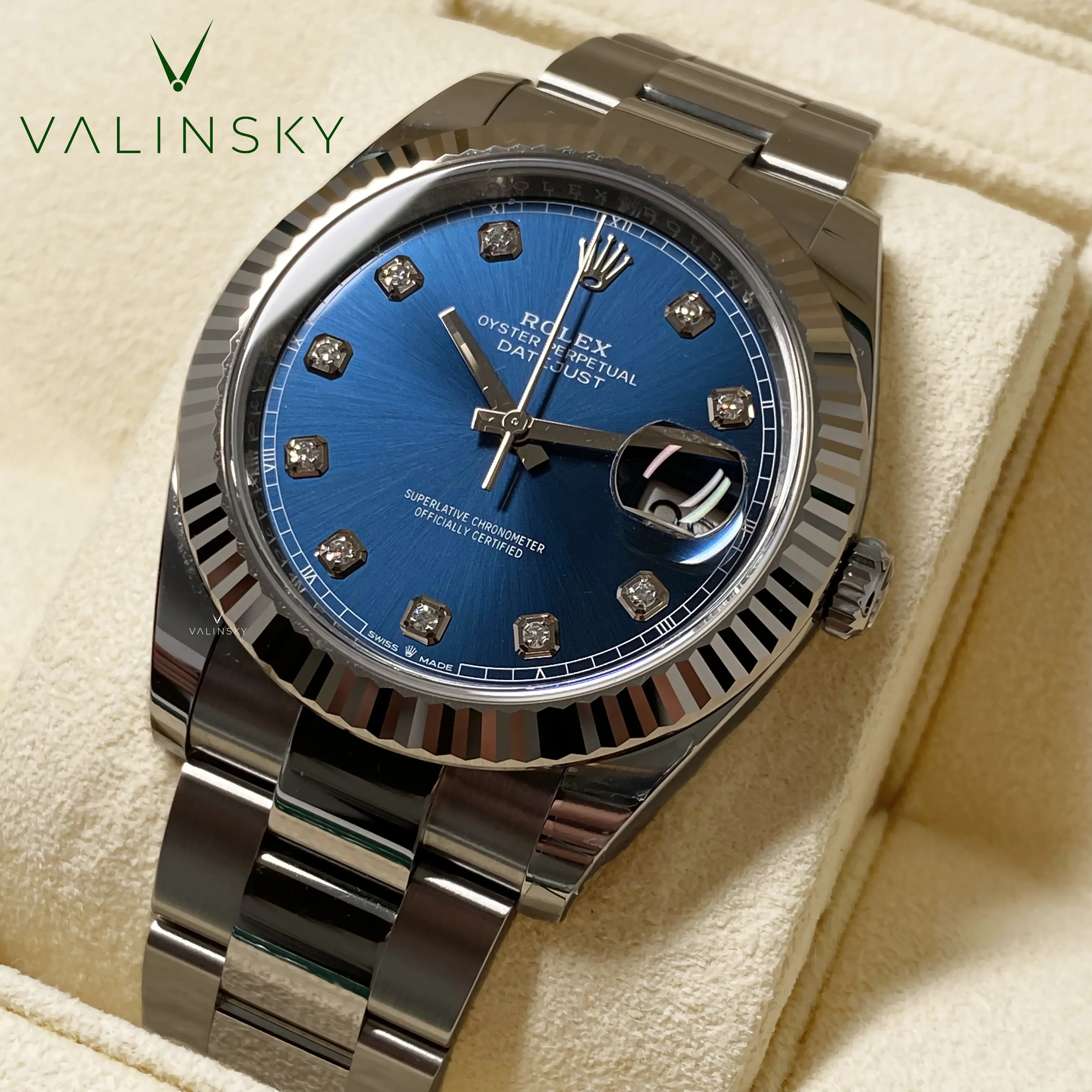 Datejust Oyster 41 - Blue Diamond