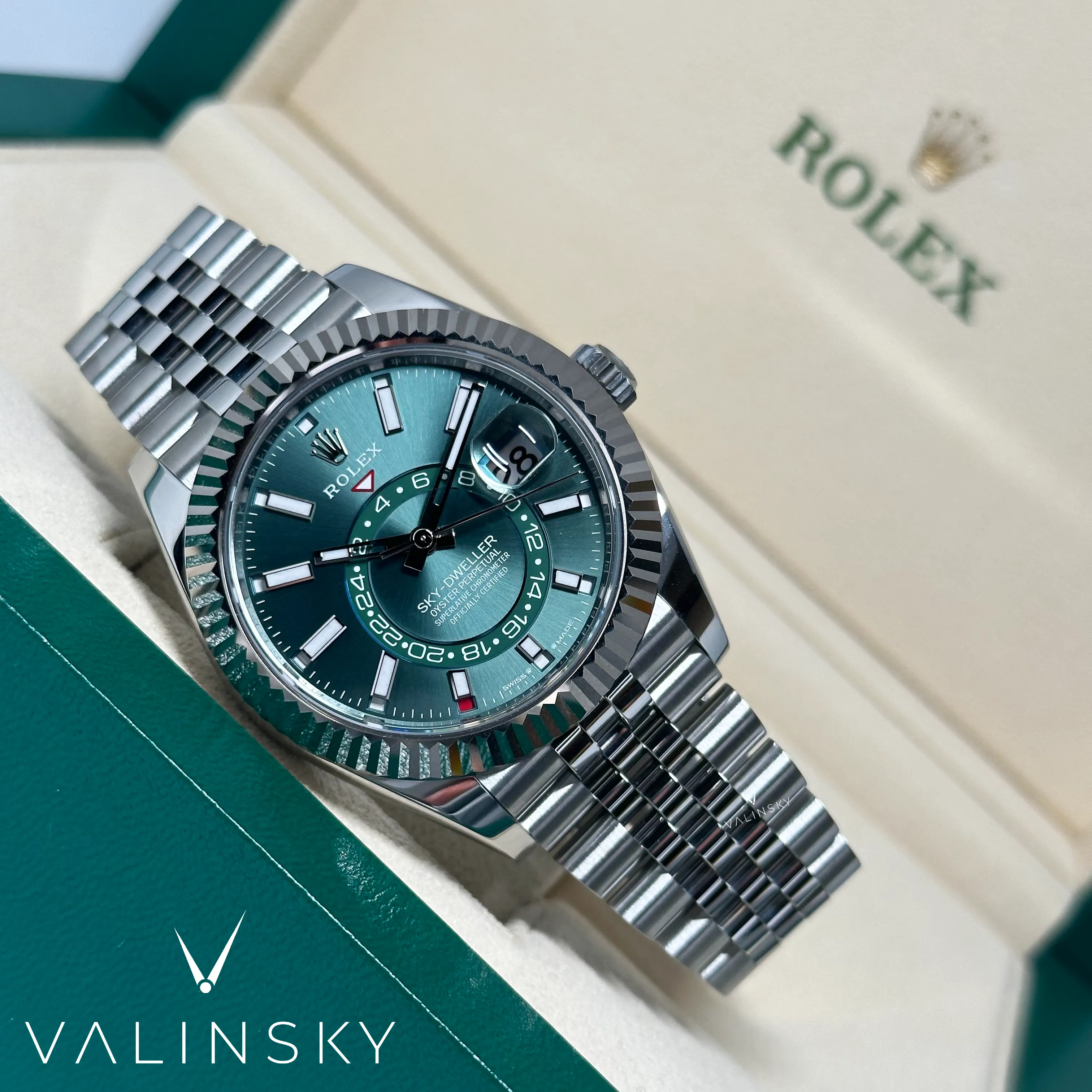 Sky-Dweller Mint Green Jubilee