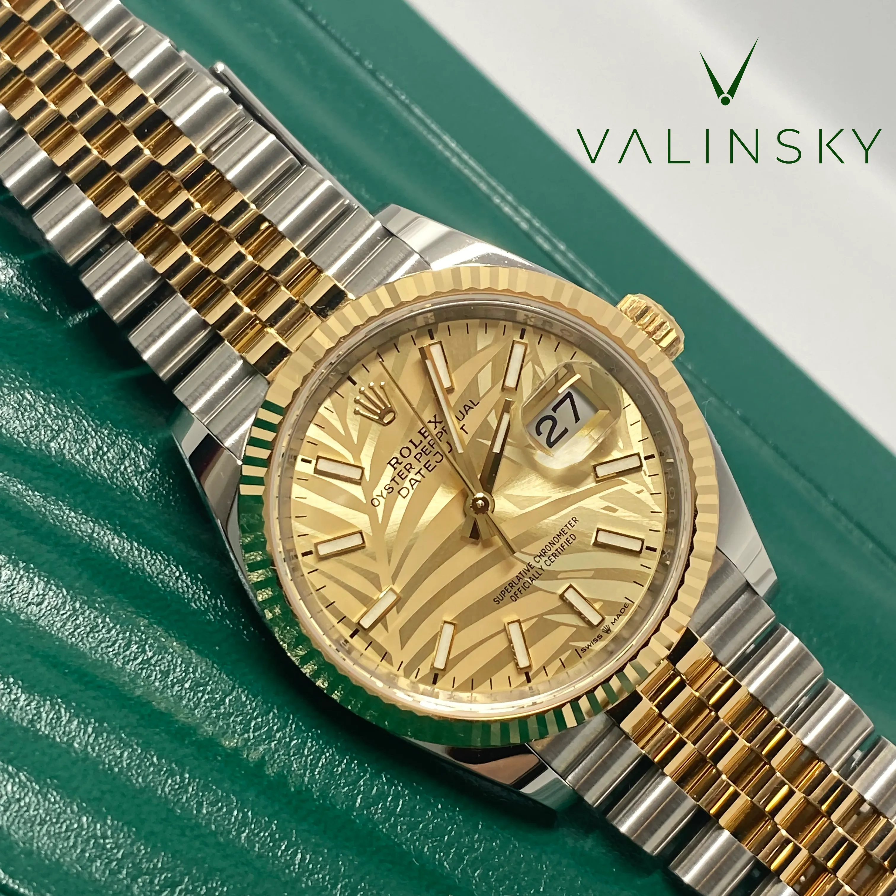 Datejust 36 - Gold Palm