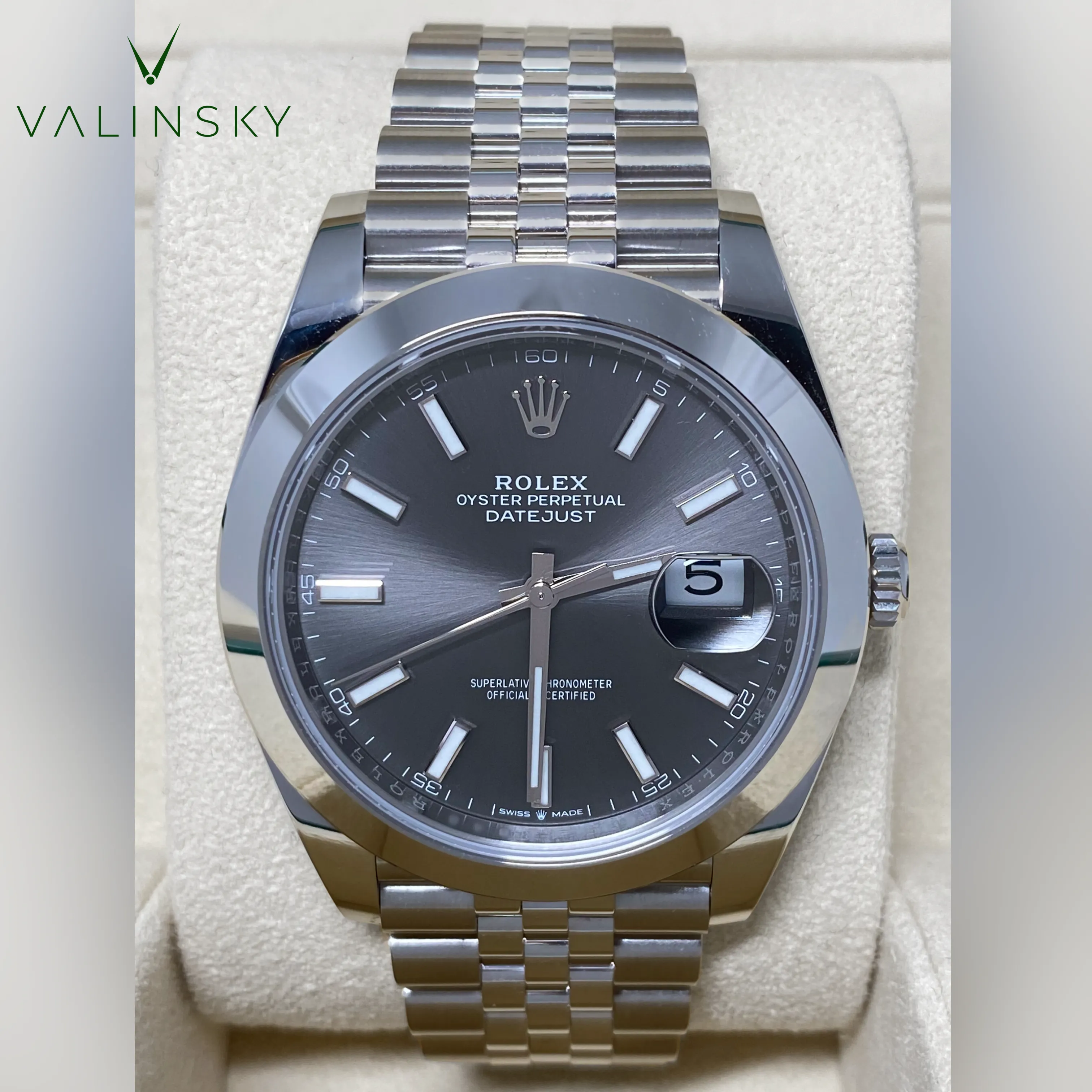 Datejust Jubilee 41 - Rhodium