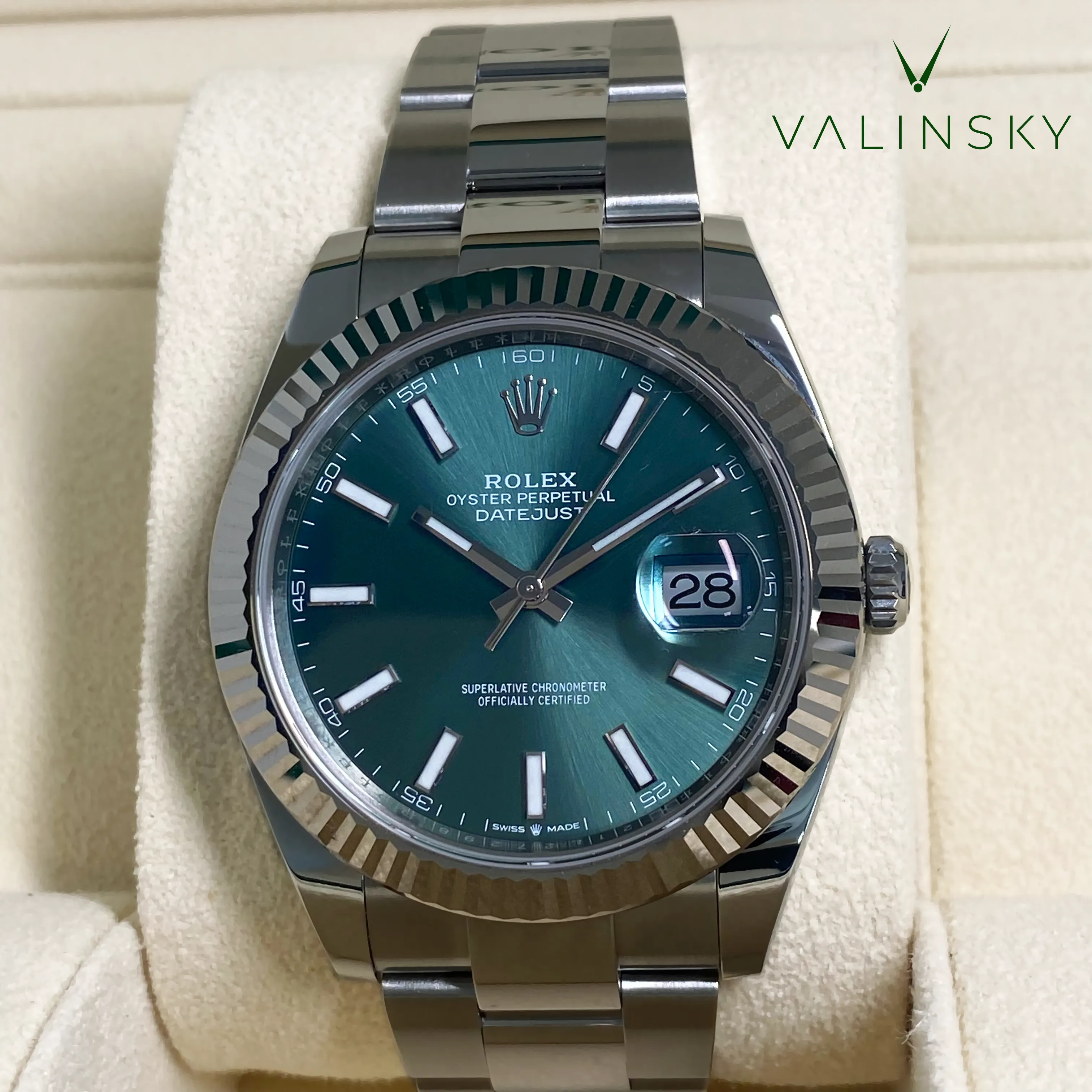 Datejust Oyster 41 - Mint Green