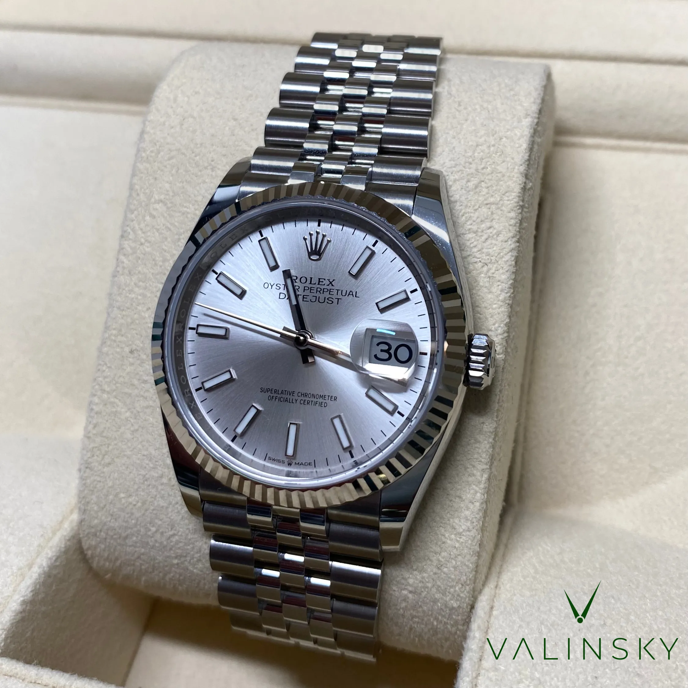 Datejust Fluted 36 - Silver