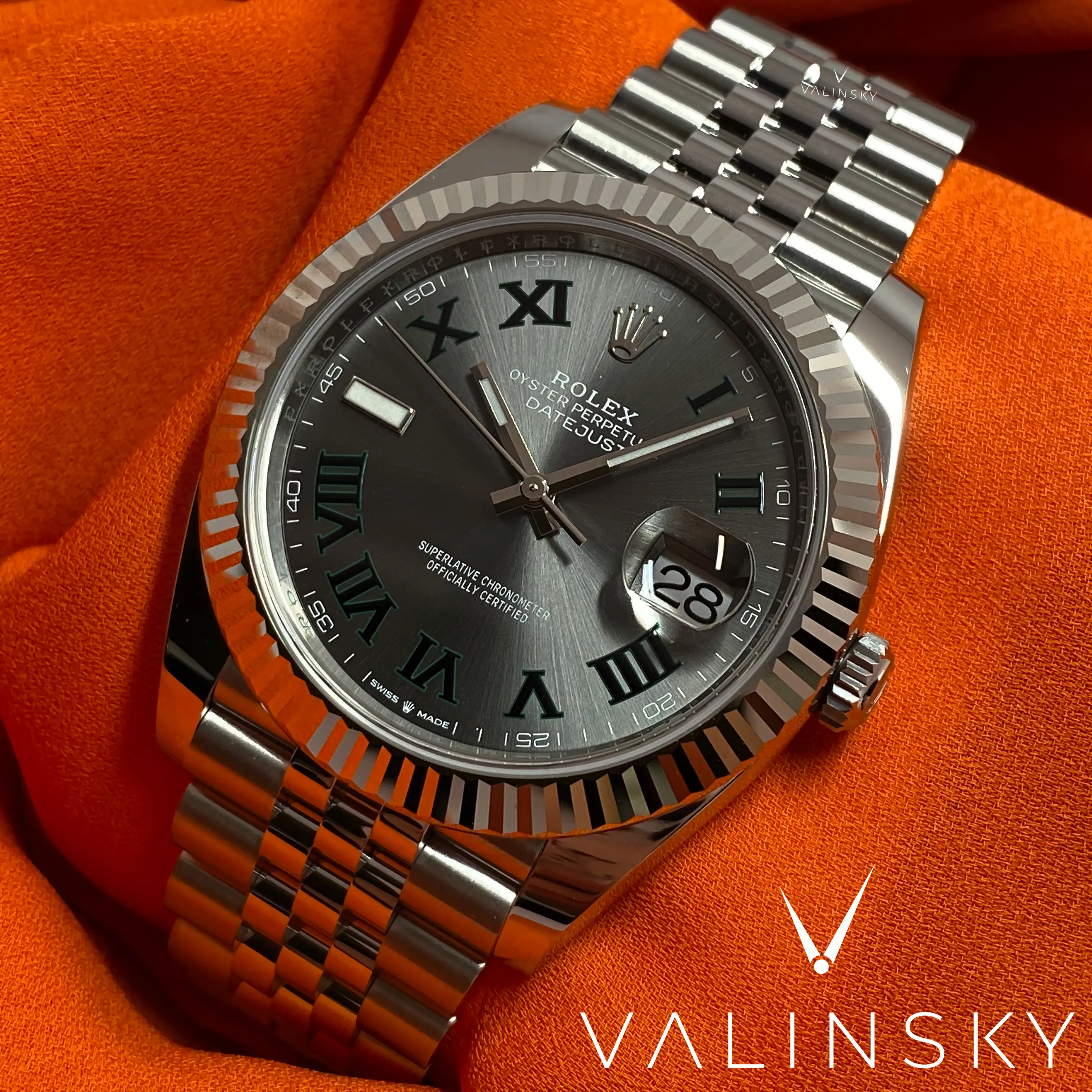 Datejust Wimbledon 41 - Witgoud