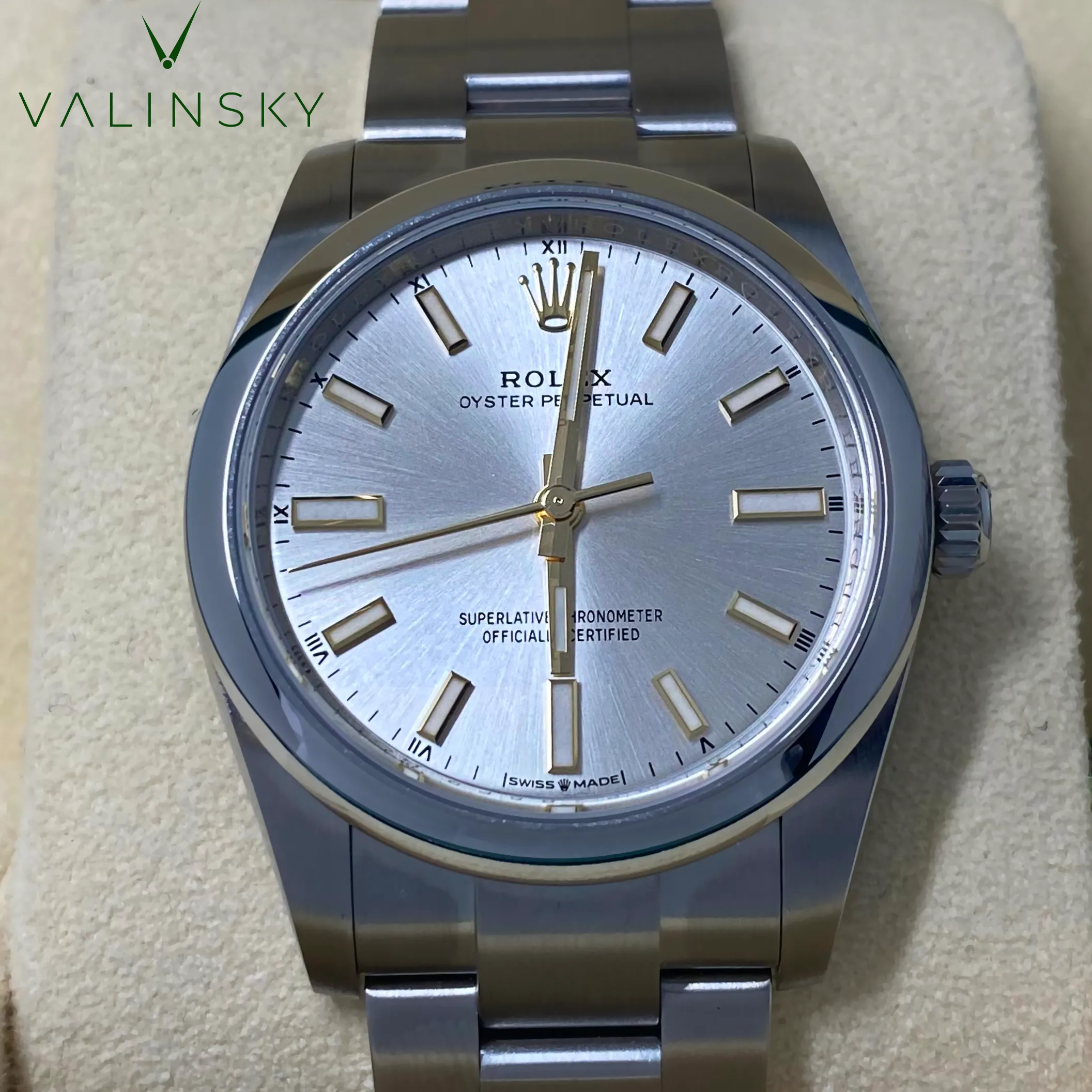 Oyster Perpetual 34 - Silver