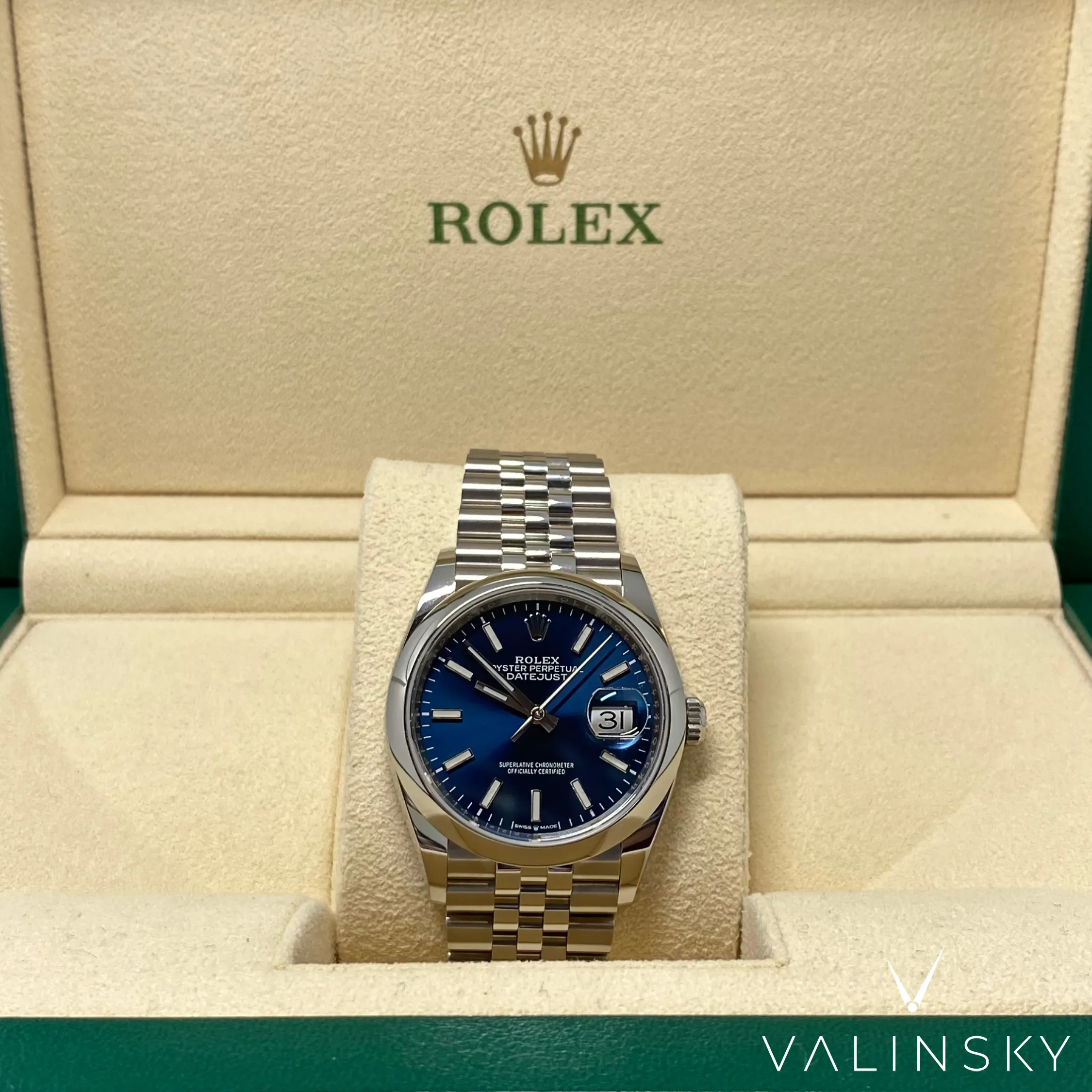 Datejust 36 - Blue dial